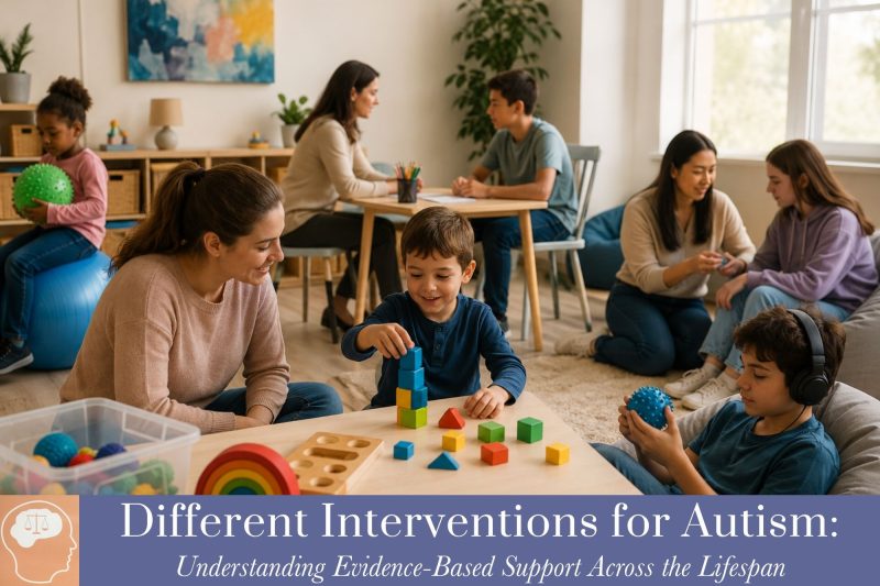 Different Interventions for Autism: Understanding Evidence-Based Support Across the Lifespan